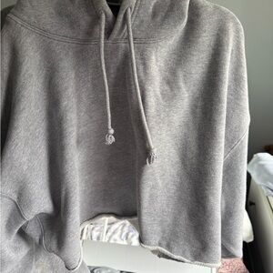 TNA cropped Neck hoodie